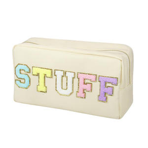 Estuche de maquillaje grande de nailon con cremallera, estuche impermeable a la moda para cartas, bolso de organización de viaje cosmético plegable portátil - Product Image 6