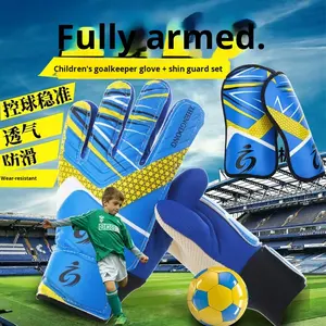 ถุงมือผู้รักษา<span class=keywords><strong>ป</strong></span>ระตูสำหรับเด็ก ชุดฝึกซ้อมฟุตบอลสำหรับนักเรียนระดับประถมศึกษาและมัธยมศึกษา ระบายอากาศได้ดี หนา ไม่ลื่น ทำจากยางลาเท็กซ์ - Product Image 4