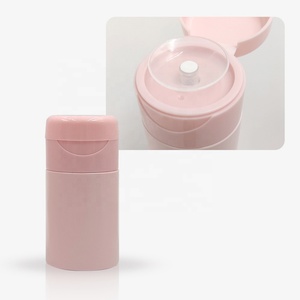 Custom Pink Frosted 80ml 120ml Plastic Clear Liquid Press <b>Pump</b> Dispenser <b>Bottle</b> PET Empty Cosmetic Makeup Nail Remover <b>Bottle</b> - Product Image 3