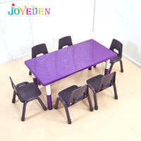 Ensemble de chaises et de tables en plastique pour enfants, bas prix, OEM