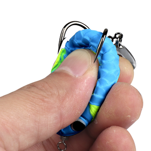 WEI <span class=keywords><strong>4</strong></span>,5 cm/11g 5 colores Rana suave Mini señuelo suave señuelo de Pesca agua superior flotante señuelos de rana cebo de agua dulce Wobbler Pesca - Product Image 3