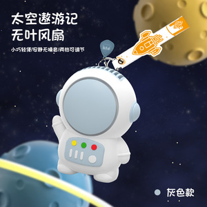 Nuevo Ventilador de Cuello Portátil Mini de Plástico para Astronautas, Refrigeración Manos Libres para Uso en Exteriores y Oficina, USB - Product Image 5