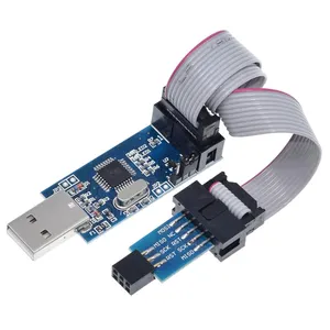 10Pin To 6 Pin Adapter Board USB ASP ISP AVR Programmer USB ATMEGA8 ATMEGA128 ATtiny CAN PWM 10Pin Wire Module