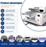 Impresora UV de Inyección de Tinta Plana DTF de Formato Ancho 5060 con Cabezal DX7 con Tecnología IA, Temperatura de la Boquilla Controlada por IA y Calibración Automática de Altura para Señalización Publicitaria