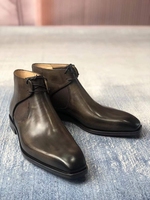 Cie MA04 Bottines Cheville en Cuir Personnalisées à Semelle Extérieure pour Homme, Classiques Faites à la Main avec Couture Blake