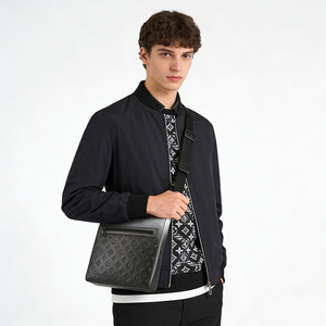 Bolso Bandolera con Diseño en Relieve, Estilo de Diseñador, Bolso de Hombro Casual para Negocios, para Hombre - Product Image 2