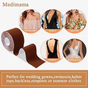 Ruban Adhésif Poitrine Imperméable Femme, Ruban Adhésif Invisible Effet Push-up, <span class=keywords><strong>Soutien</strong></span>-<span class=keywords><strong>Gorge</strong></span> Adhésif Sans Bretelles et Discret - Product Image 6