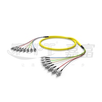 Cordon de brassage fibre optique 8 cœurs OS2 FTTH, faisceau de câbles de brassage SC/LC/FC/ST, longueur d'onde 1310/1550nm, PVC LSZH