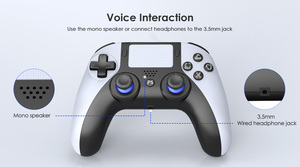Không dây điều khiển xử lý <span class=keywords><strong>Joystick</strong></span> cho ps5 điều khiển rung cảm giác cơ thể Macro lập trình không dây BT Game pad điều khiển - Product Image 4