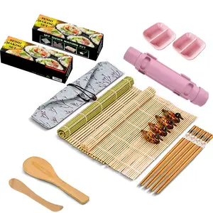 Beeman DIY Seaweed Rice Roll Sushi Bazooka Tool Bamboo Sushi Making Kit Equipment Set