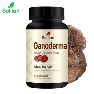 Китайский Дикий Гриб Линчжи (Ганодерма) 72 капсулы – Натуральная добавка с антиоксидантами для энергии, здоровья и поддержки памяти для взрослых - Product Image 1