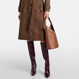 Botas Largas de Mujer con Cremallera Lateral, Tacón Grueso Alto, Botines hasta la Rodilla, Punta Cuadrada, Zapatos Stiletto Sexys - Product Image 6