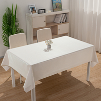 Nappe rectangulaire jetable en PVC tissé, imperméable, résistante à l'huile et à la chaleur RNPT