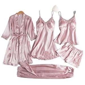 Nuovo Set Pigiama Sexy <span class=keywords><strong>da</strong></span> Donna <span class=keywords><strong>con</strong></span> <span class=keywords><strong>Camicia</strong></span> <span class=keywords><strong>da</strong></span> <span class=keywords><strong>Notte</strong></span> Morbida, Sottoveste <span class=keywords><strong>con</strong></span> Bretelle, <span class=keywords><strong>Vestaglia</strong></span> e Abbigliamento <span class=keywords><strong>da</strong></span> <span class=keywords><strong>Notte</strong></span> - Product Image 2