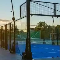 Equipamiento para <span class=keywords><strong>Cancha</strong></span> de Tenis Individual, Construcción de <span class=keywords><strong>Cancha</strong></span> de Pádel Azul para Uso Deportivo, Césped Artificial - Product Image 2