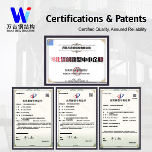 万吉预制钢结构工厂建筑和工业车间 - Product Image 4