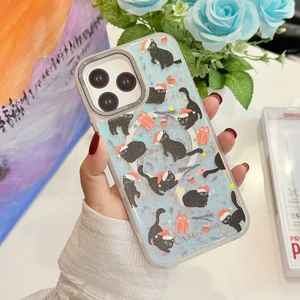 Nueva Funda para Teléfono con Diseño de Lazo y Estampado Lindo para <span class=keywords><strong>iPhone</strong></span> 17 16 15 <span class=keywords><strong>Pro</strong></span> <span class=keywords><strong>Max</strong></span>, Carga Inalámbrica Magnética - Product Image 5