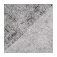 Tissu de vêtement non tissé thermocollé de haute qualité matériaux de couture tissu d'entoilage de séjour de gomme