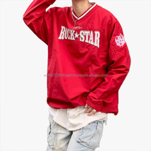 Sudadera Deportiva de Alta Gama, Cuello Redondo, Corte Holgado, Manga Larga, Transpirable, Secado Rápido, Otoño, Tendencia, Marca Personalizada - Product Image 3