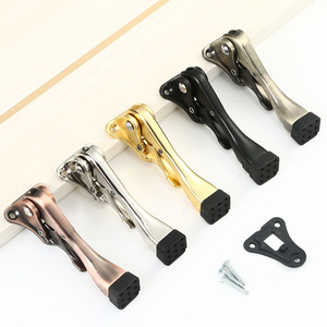 Butée de porte automatique Mingzhi Asia en alliage de zinc, fixation murale réglable avec coussinet en caoutchouc pour le positionnement de la porte - Product Image 2