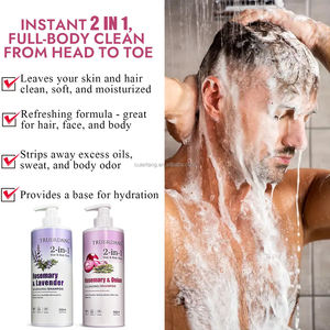 Marque privée personnalisée Oem lavande hydratant organique parfum indigène hommes bain corps lavage <span class=keywords><strong>gel</strong></span> <span class=keywords><strong>douche</strong></span> shampooing ensemble <span class=keywords><strong>en</strong></span> gros - Product Image 2