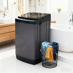 Lave-linge entièrement automatique grande capacité avec séchage par pompe à chaleur 410x445x730mm pour usage domestique - Product Image 1