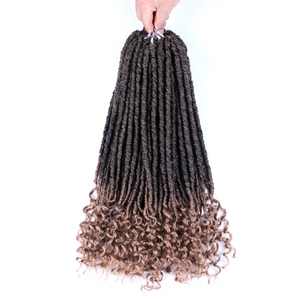 locs crochet trenzas pelo mambo de cerraduras de ganchillo de la extensión del pelo de locs ganchillo pelo - Product Image 5