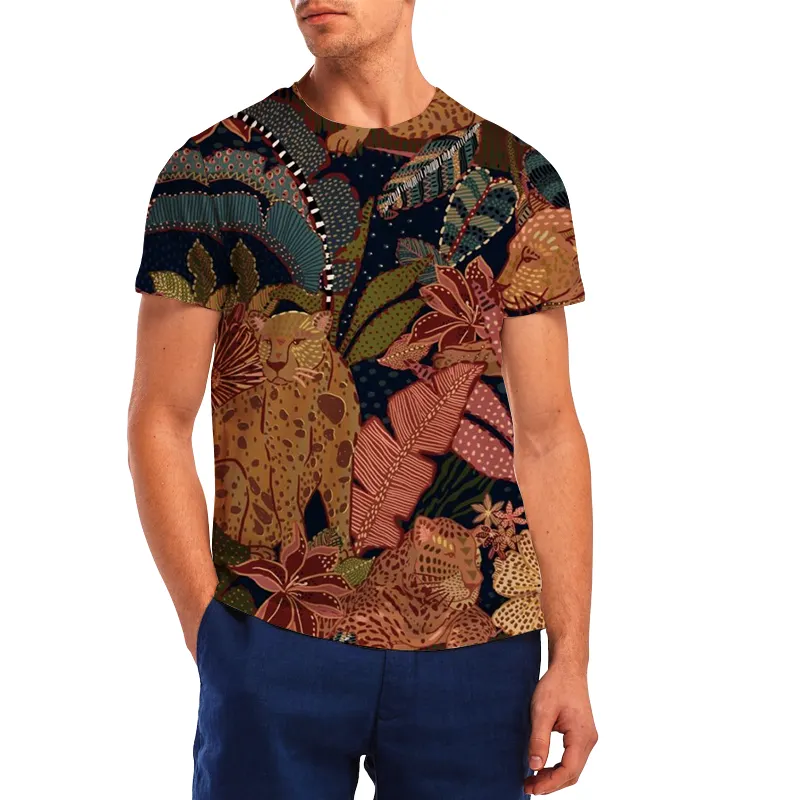 Men's Classic-fit Short-sleeve O-neck T-shirt Spring Summer Hot Sale T Shirt for Men