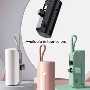 Gepersonaliseerde Mini Powerbanks 5000mAh Hoge Capaciteit Draagbare Mini Capsule Oplader Powerbank - Product Image 4