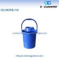 Seau de vadrouille industriel en plastique épais de 16L avec essoreuse, seau de vadrouille pliable, égouttoir/panier à eau