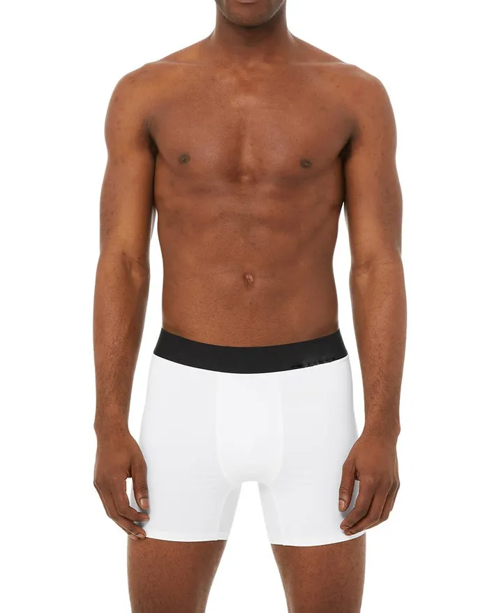 Pacote de shorts de spandex, clássico, sólido, de algodão, respirável, de alta qualidade, roupa íntima para homens