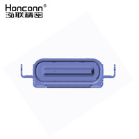 Prise femelle USB 3.1 TYPE C 24P, type encastré, insertion frontale et fixation arrière, double coque L=10.0 CL=0.5 H=1.65