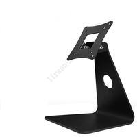 Support de bureau VESA pour moniteur LCD avec angles réglables et écran LED blanc argenté