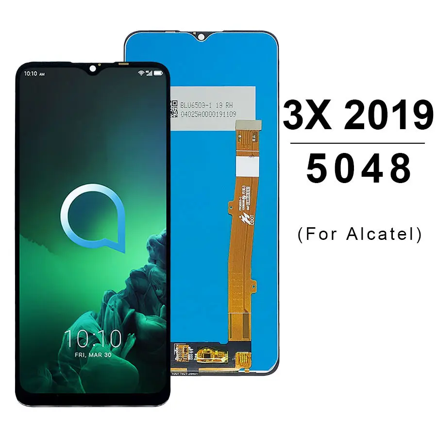 Замена экрана мобильного телефона для Alcatel 3X 2019 5048 сенсорный ЖК-дигитайзер в сборе для Alcatel 3X 2019 дисплей