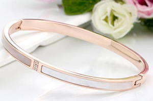 Nazionale della moda di stile del tessuto ultime 316l <span class=keywords><strong>bracciale</strong></span> in acciaio inossidabile shell <span class=keywords><strong>bracciale</strong></span> <span class=keywords><strong>con</strong></span> zircone braccialetto - Product Image 6