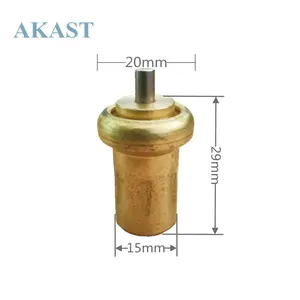 Noyau de vanne de thermostat utilisé dans le degré de température d'ouverture du compresseur d'air à vis Liutech 70-80 C