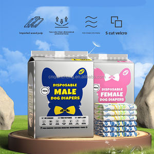 Coussinets absorbants jetables écologiques et durables <span class=keywords><strong>pour</strong></span> chiens (mâles et femelles) – Coussinets d'urine <span class=keywords><strong>pour</strong></span> chiens personnalisables OEM - Product Image 2