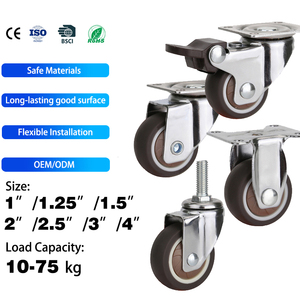 Sofort lieferbar, keine Mindestbestellmenge: Moderne Möbelrollen mit Bremse für Hotelsofas und Bürostühle – Drehbare Rollen - Product Image 1
