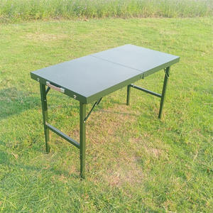 1.2mGreenPortable Table de camping en plein air pliable marchant tactique réunion bureau Table en acier avec un design moderne pour <span class=keywords><strong>l</strong></span>'extérieur - Product Image 5