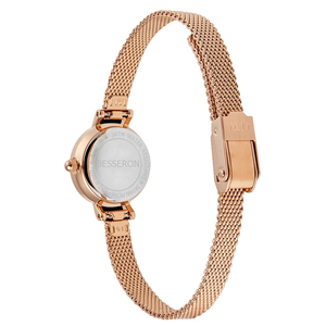 <span class=keywords><strong>Orologio</strong></span> <span class=keywords><strong>di</strong></span> moda <span class=keywords><strong>donna</strong></span> <span class=keywords><strong>di</strong></span> lusso con nome <span class=keywords><strong>di</strong></span> azienda personalizzato cristallo quadrante finestra movimento quarzo cinturino in maglia ed elegante Design del caso - Product Image 3