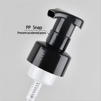 Bouteille à pompe 250/500ml, en plastique, PET, savon et mousse, 20 ml, pour le visage et les mains