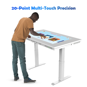Tavolo Interattivo Digitale Smart con Sollevamento Elettrico 43 Pollici, Logo e Colore Personalizzabili, Multi-<span class=keywords><strong>Touch</strong></span> e Utilizzabile come Tavolo da Gioco per Scuole - Product Image 3