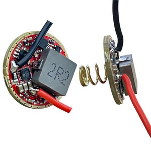 Carte de circuit imprimé de suralimentation UVC 22 mm |   Entrée 3V-4.2V, sortie 6V 1.4A |   Convient aux émetteurs LED 10W 255/275/310/340nm |   Pièce détachée pour lampe torche DIY - Product Image 3