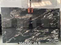 Dalles de quartzite noir titane Brothers Stone, élégantes et artistiques, quartzite noir Gucciy brillant pour la décoration des murs et des sols