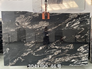 แผ่นหินควอตซ์ไทเทเนียมสีดำบราเธอร์ส สโตน สวยหรูมีสไตล์ หินควอตซ์ไทเทเนียมสีดำกุชชี่ สำหรับตกแต่งผนังและพื้น - Product Image 5