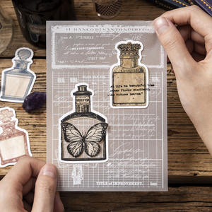 ขวดดับเพลิงรถบรรทุกขนาดเล็ก40ชิ้น/แพ็คหมายเหตุขวดบรรจุกล่องวัสดุบัญชีมือตกแต่งข้อความ6รุ่น - Product Image 5