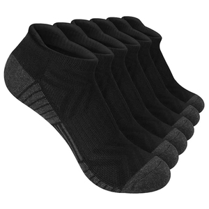 Wholesale Custom Logo Women Men Cotton Sports Mesh <b>Running</b> Hiking Athletic Cushioned Solid Color Boat Ankle <b>Sock</b> High Quality - Product Image 4