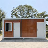 Maison préfabriquée en acier et panneaux sandwich XH au design moderne avec douche et salle de bain, montage facile, villa modulaire et utilisation hôtelière