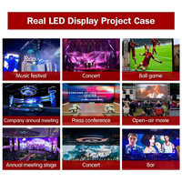 Pantalla LED de Alquiler para Interiores Jode Novastar System P2.6, Pantalla LED Curva de Alquiler P2.976, Pantalla LED de Alquiler para Eventos de Iglesia