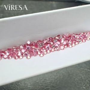 <span class=keywords><strong>Pietre</strong></span> di Moissanite Sfuse Multicolore Viresa, Taglio Brillante Rotondo Opalescente Creato in Laboratorio, 0.8-2.0mm - Product Image 3